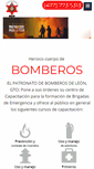 Mobile Screenshot of bomberosdeleon.org